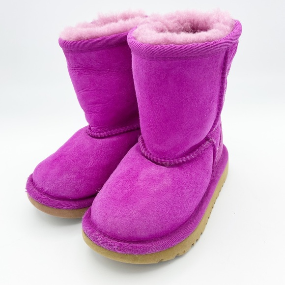 UGG Shoes Ugg Classic Cactus Flower Light Purple Toddler Girls Size